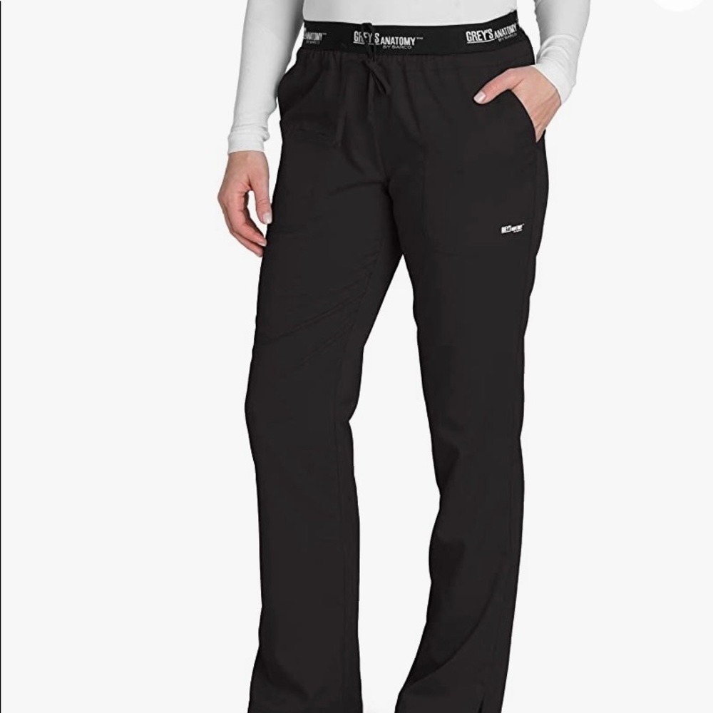 Grey’s Anatomy black scrub pants